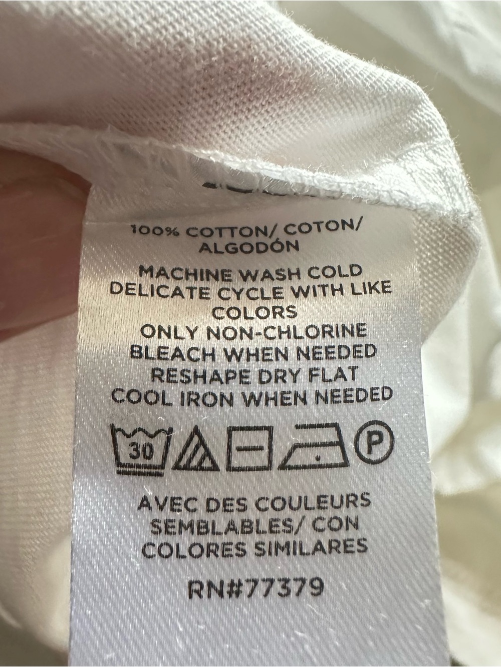 Ann Taylor white V neck tshirt XL NWT - Picture 5 of 6